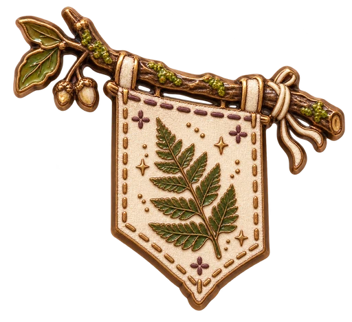 Made It! woodland enamel pin
